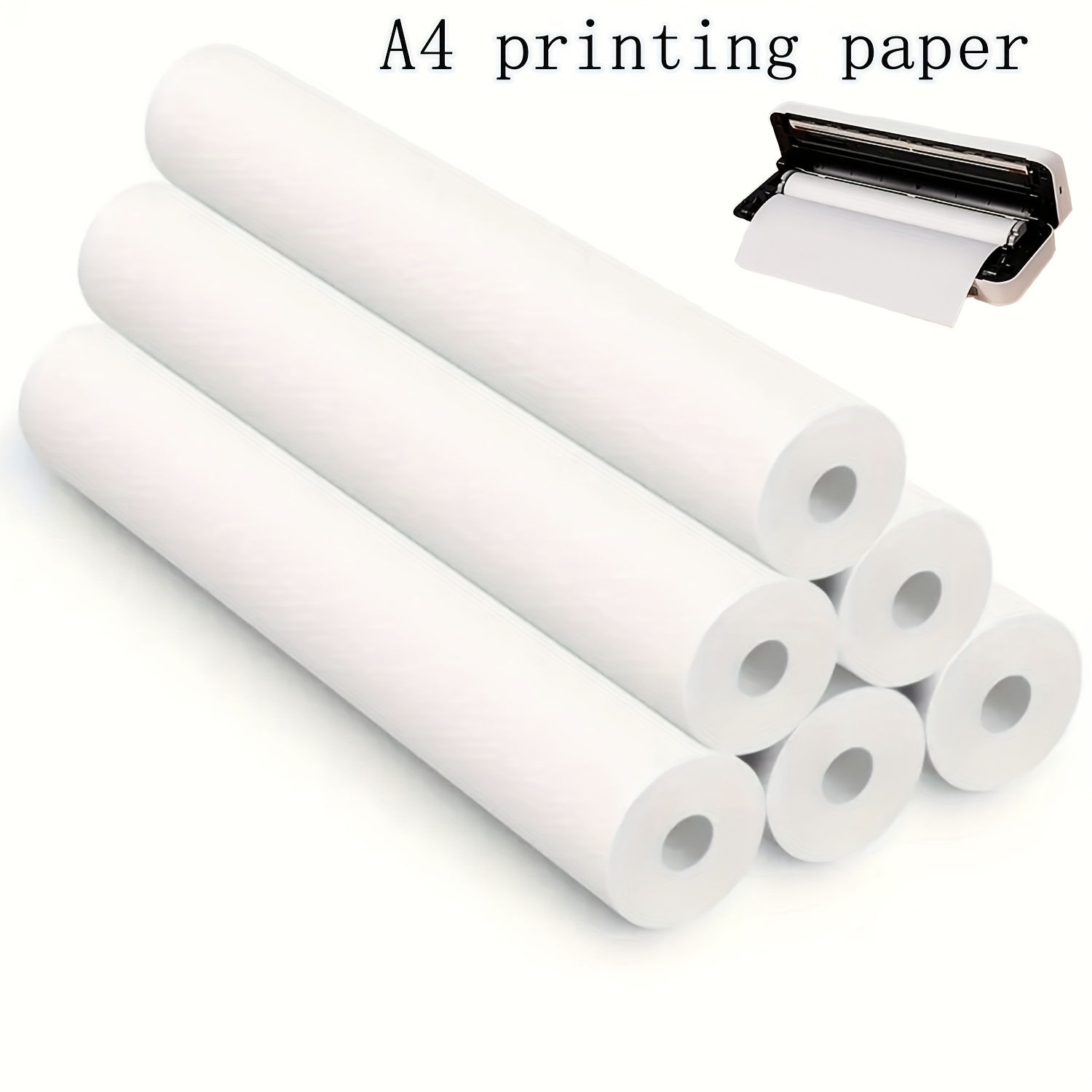 Home Office Printer - 4/8 rollen A4 sneldrogend thermisch papier,
