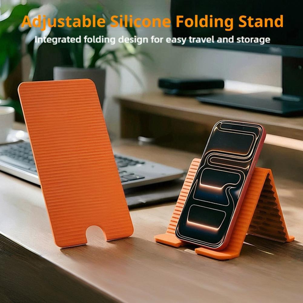Home Office Call Center - Flexibele opvouwbare siliconen telefoonhouder voor iPhone,