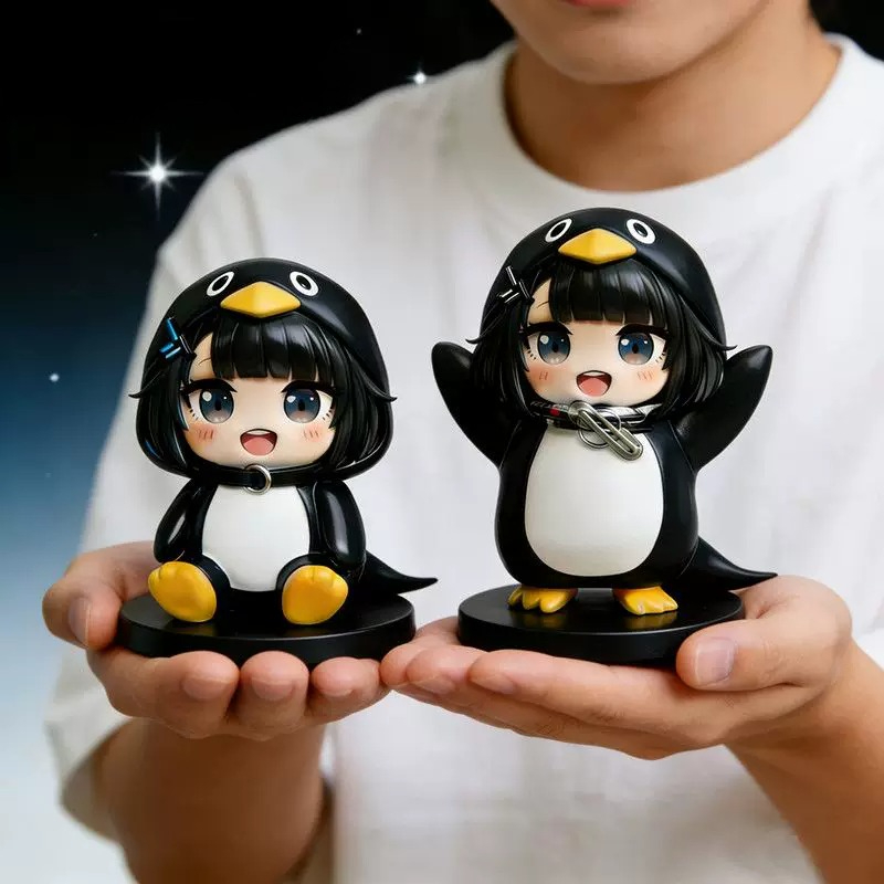 Home Office Romance Manga - Guguga Kleine Pinguïn PVC Figuur Schattig