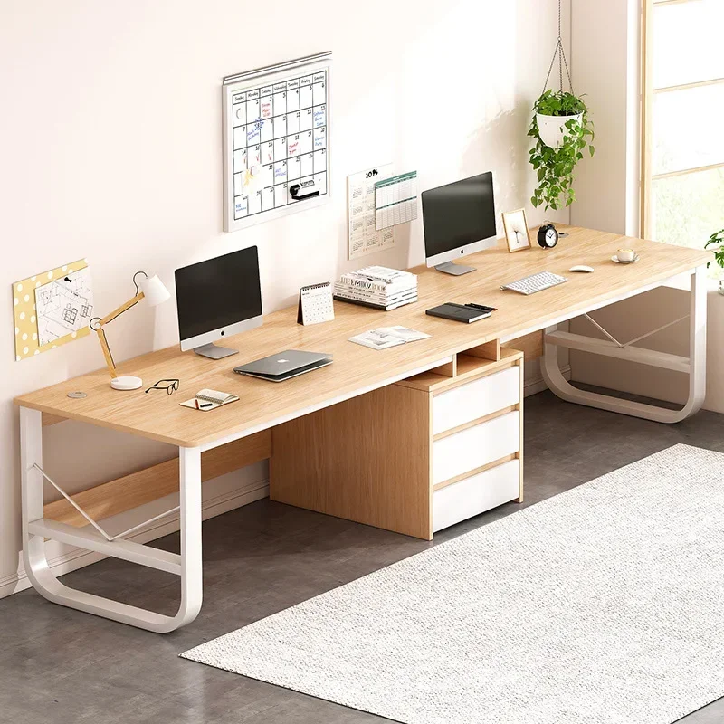 Home Office Ikea - 78 inch extra lang bureau, dubbel