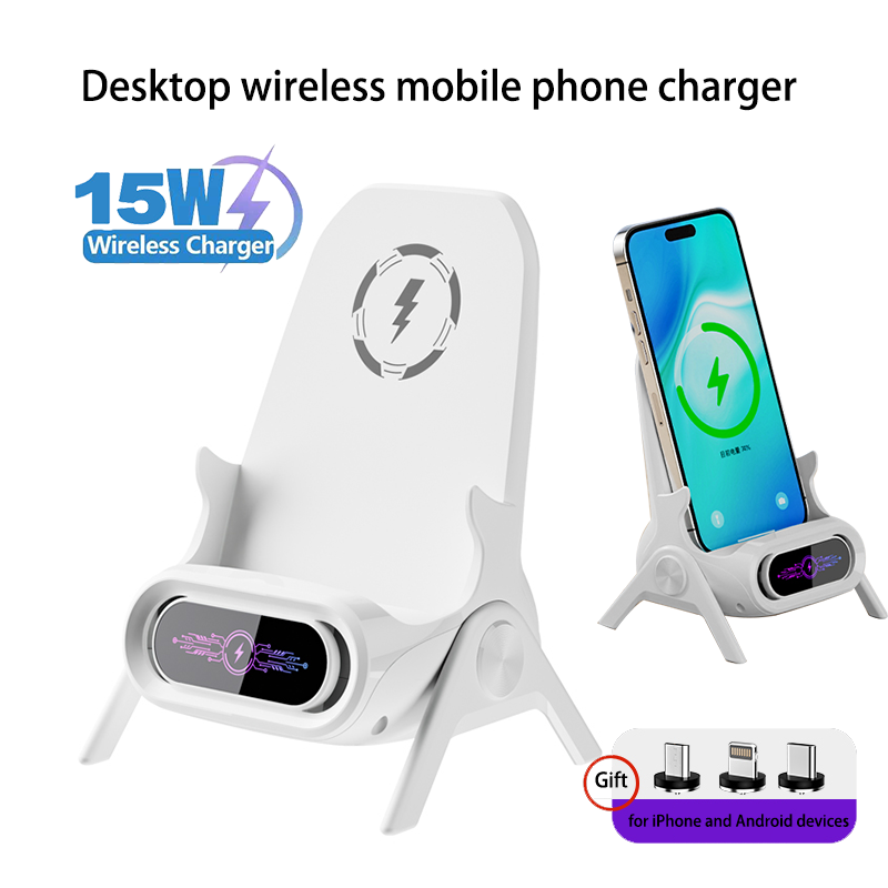 Home Office Call Center - Nieuwste product 2026 Draadloze oplaadstandaard voor