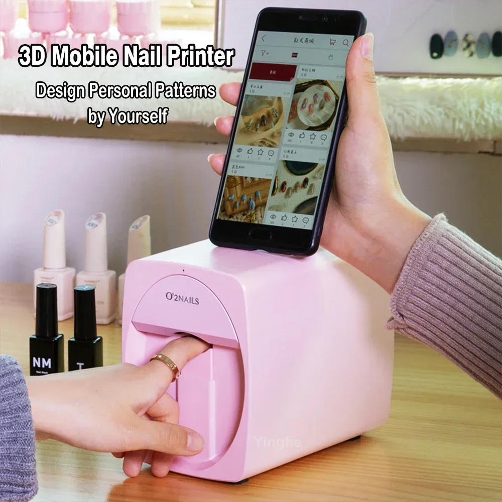Home Office Printer - Smart Nail Printer 3D Draagbare Mobiele