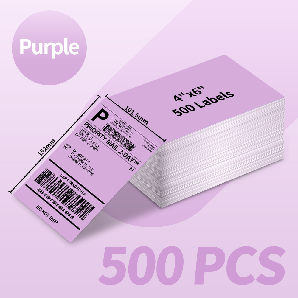 Label Maker Machine - Phomemo 4x6 thermische labels voor verzendlabelprinter