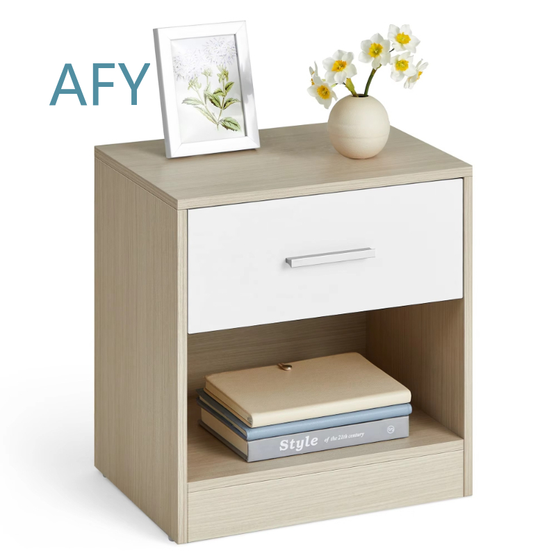 Home Office Ikea - Eenvoudig nachtkastje met laden voor slaapkamer,