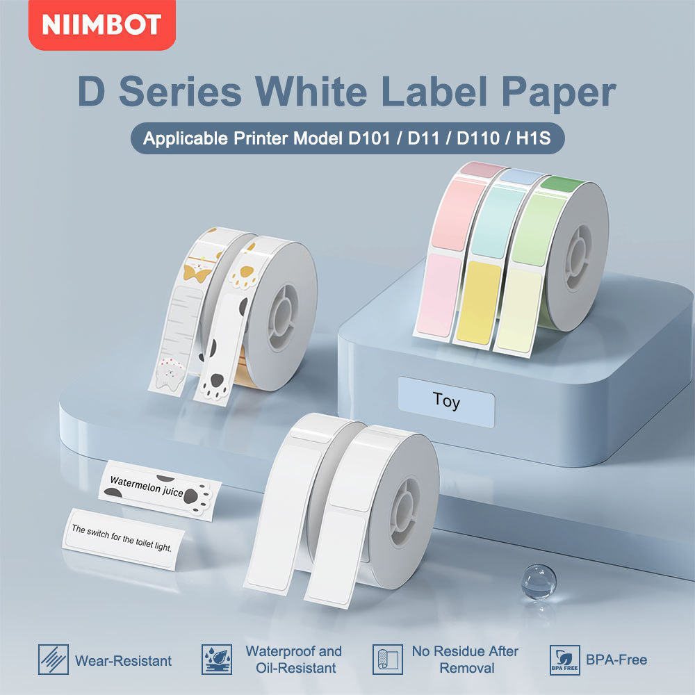 Label Maker Machine - Niimbot D110 Label Papierrol Thermische Sticker