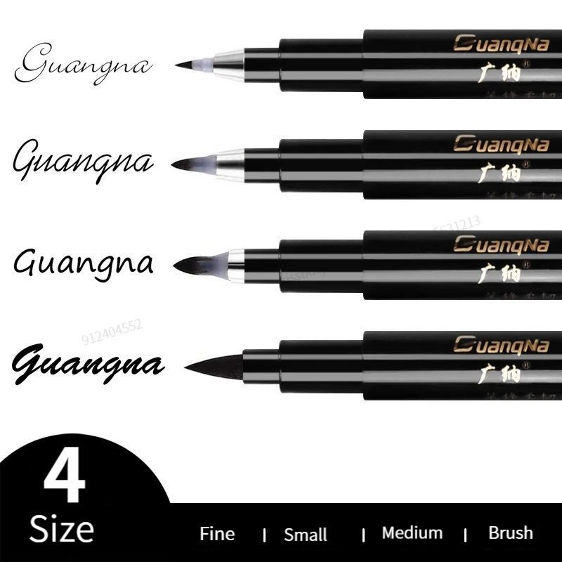 Copic Marker Sketch - 4 stks/set Kalligrafie Pen Hand Belettering