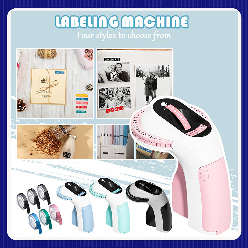Label Maker Machine - 3D Label Printer Embossing Label Tape