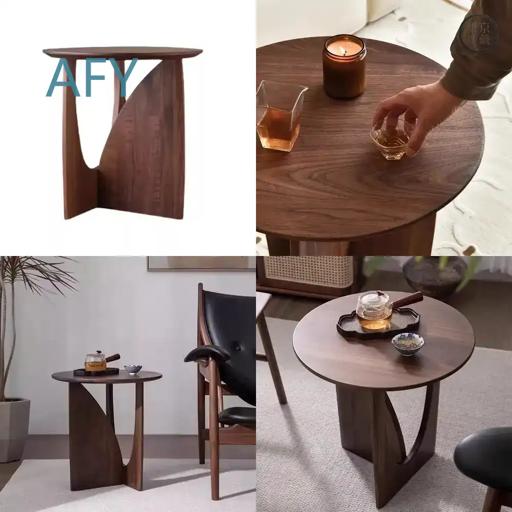 Home Office Ikea - Massief houten tafel met rand, verplaatsbare