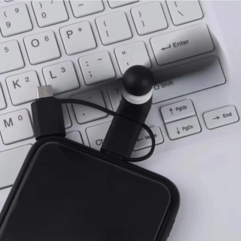 Home Office Call Center - Micro USB Mini-ventilator Draagbare telefoonkoelventilator Mini-koeler