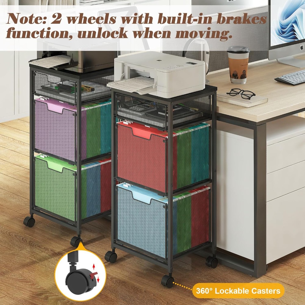 Mobiele archiefkast met 3 lade - Home Office Printer recensie en prijs