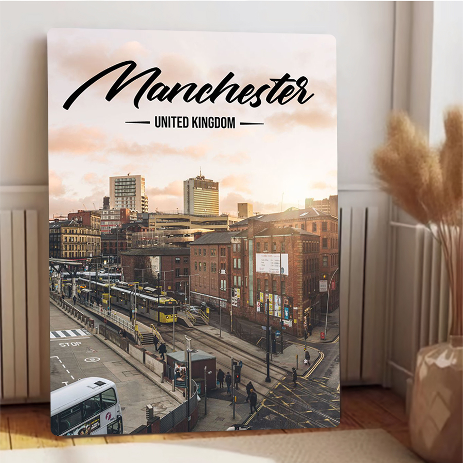 Manchester Skyline UK Metal Wa - Home Office Of Uk recensie en prijs