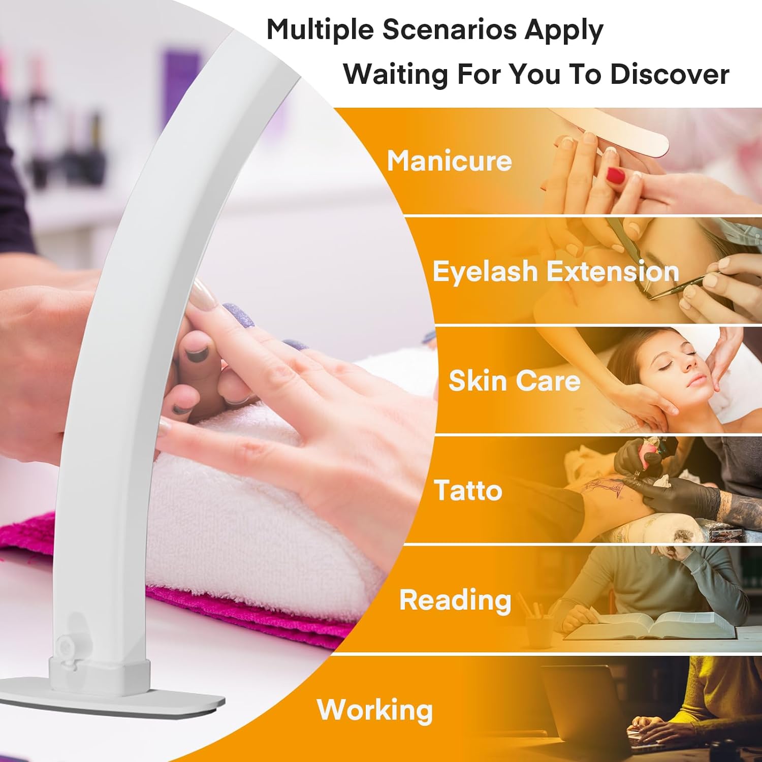 Half Moon LED-licht voor Nail  - Standing Desk Electric recensie en prijs