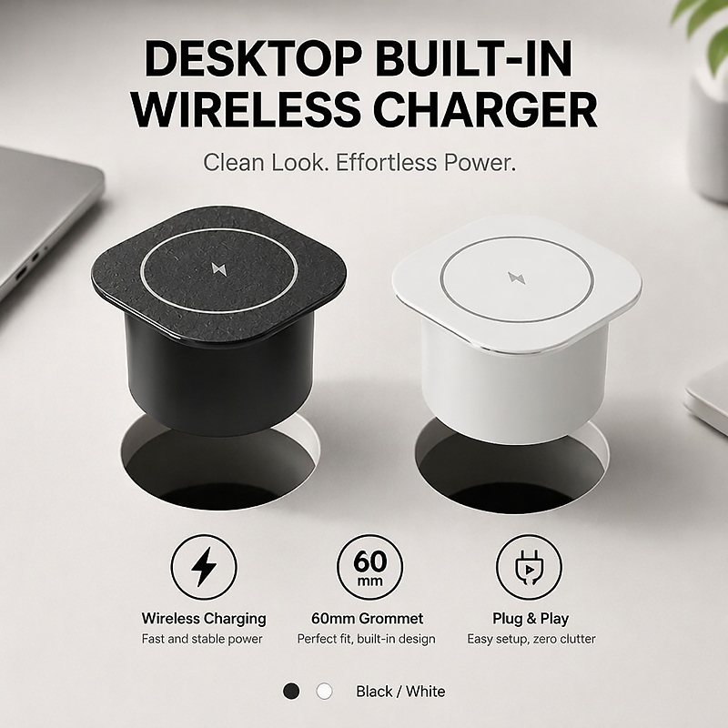 15W Ingebouwde draadloze oplad - Home Office Of Uk recensie en prijs