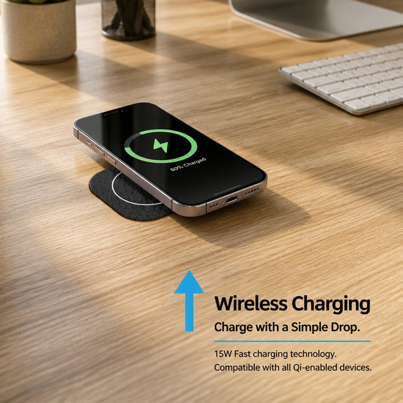 15W Ingebouwde draadloze oplad - Home Office Of Uk recensie en prijs