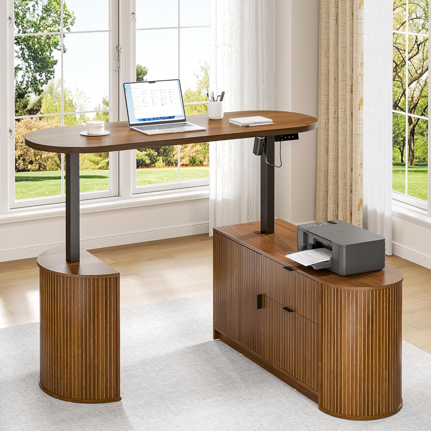 Mid-century modern elektrisch  - Standing Desk Electric recensie en prijs