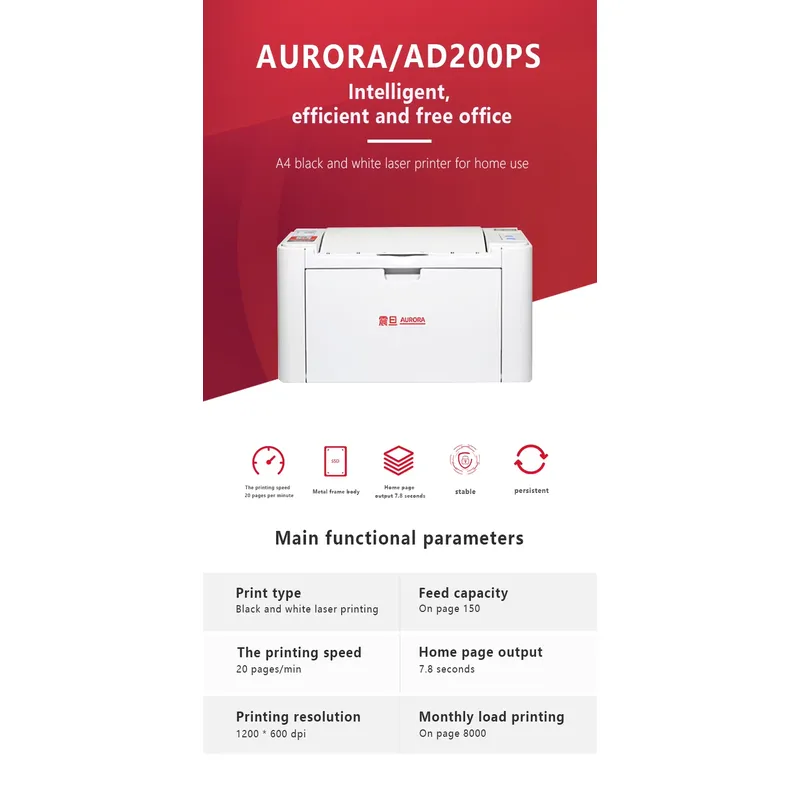Hete Aanbieding Aurora AD200PS - Home Office Printer recensie en prijs