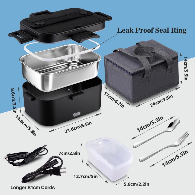 Elektrisch verwarmde lunchbox  - Home Office Work recensie en prijs