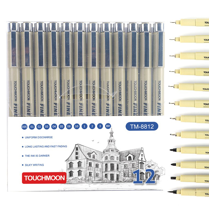 12 Tip Pigment Liner Micron In - Copic Marker Sketch recensie en prijs
