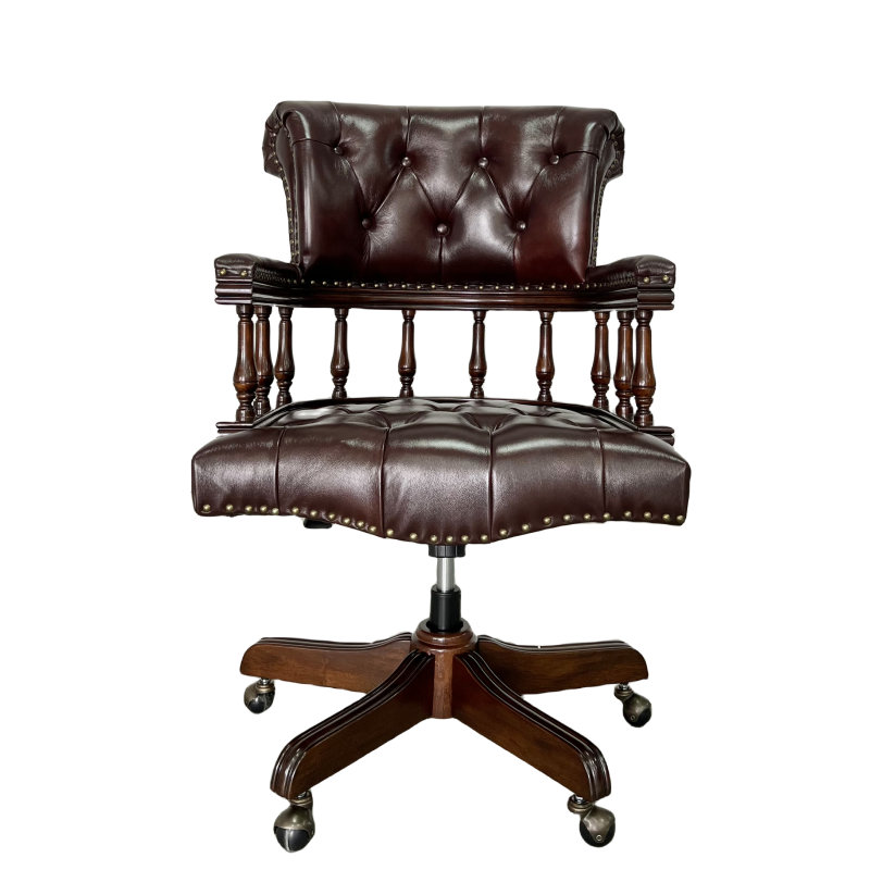 Donkerbruine Chesterfield Capt - Home Office Of Uk recensie en prijs