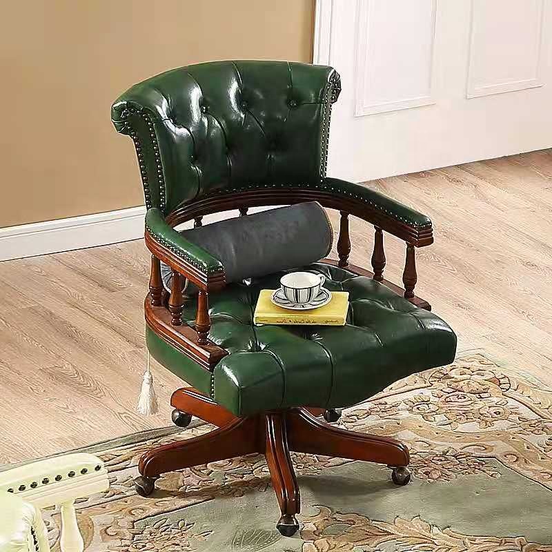 Donkerbruine Chesterfield Capt - Home Office Of Uk recensie en prijs