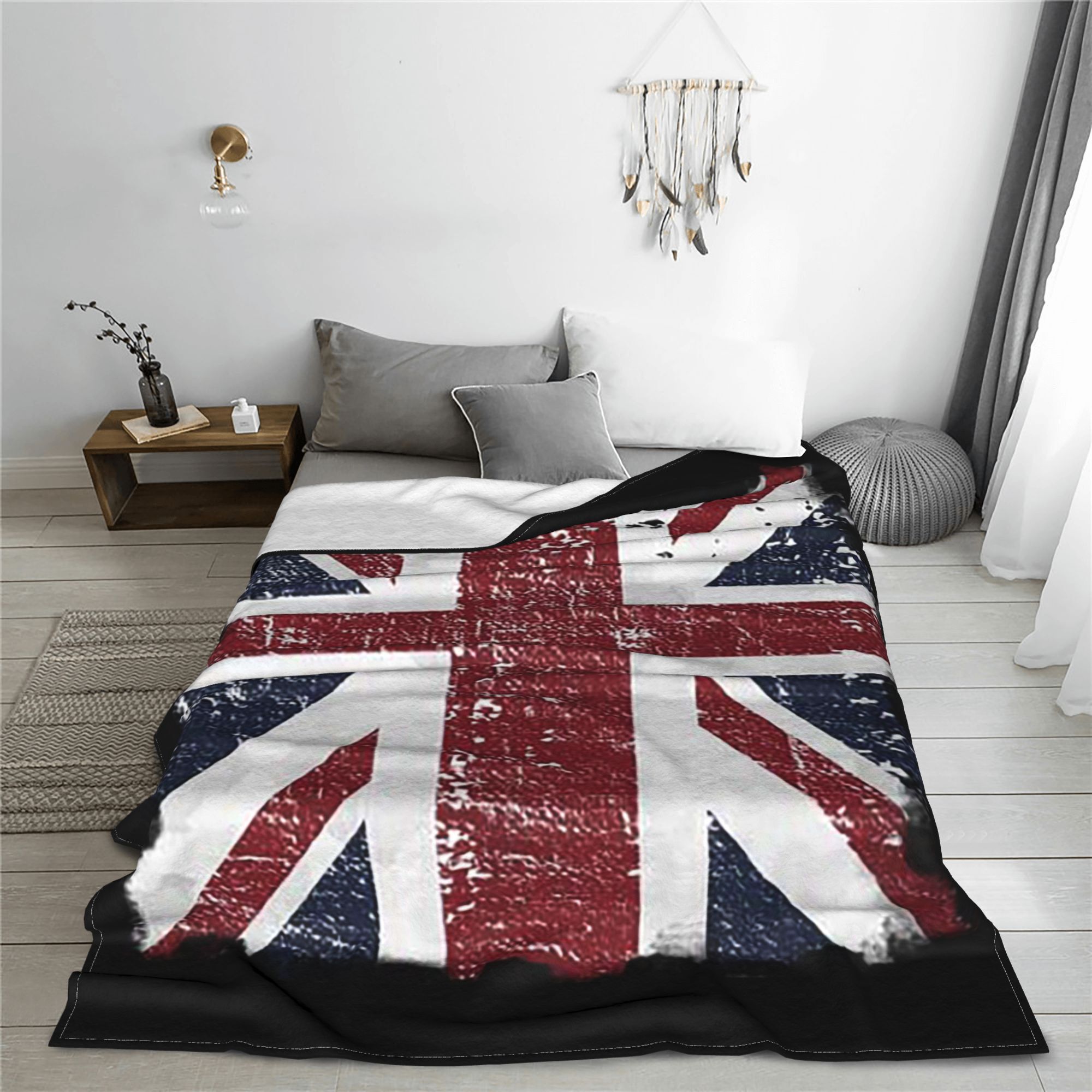 Verontruste Britse vlag zwart  - Home Office Of Uk recensie en prijs