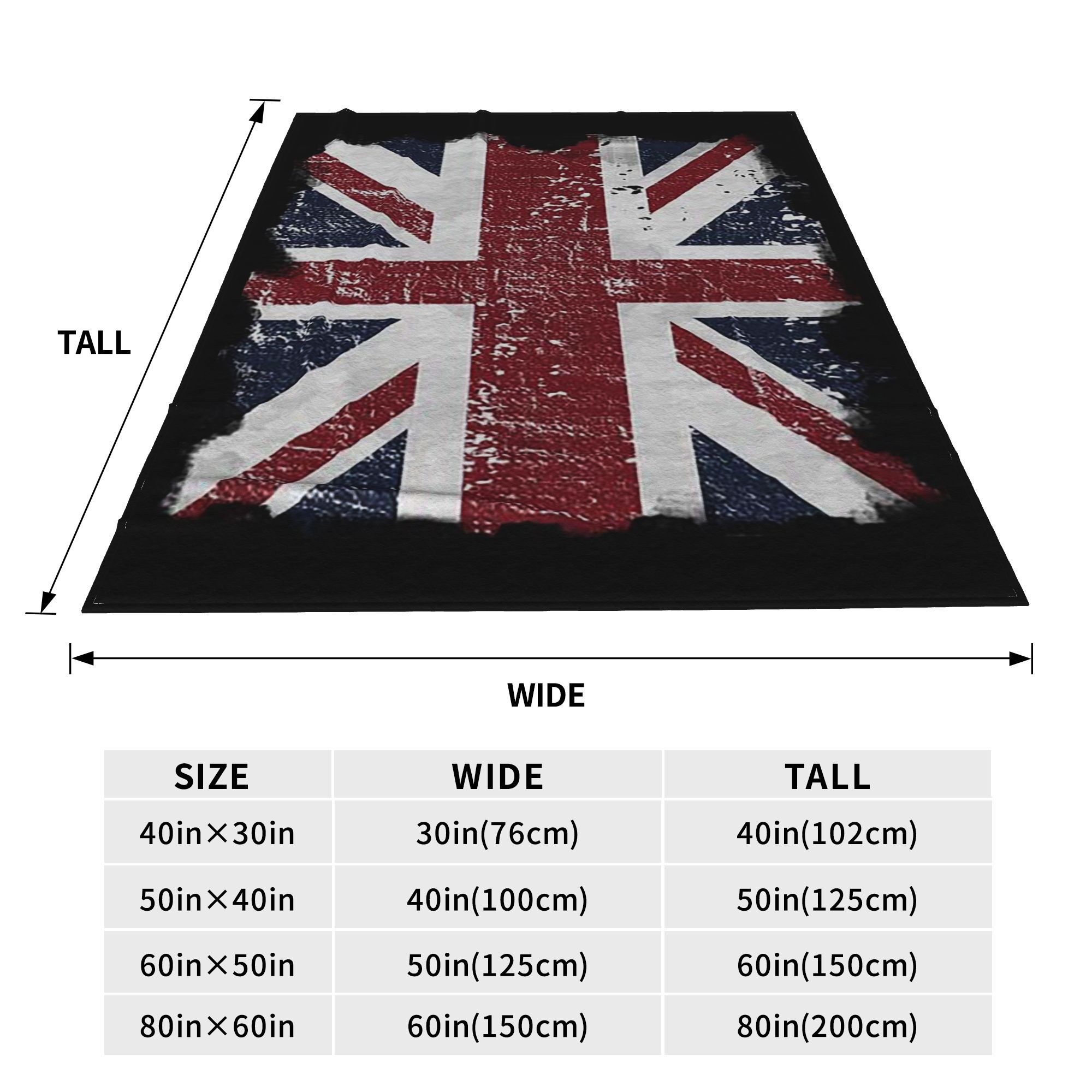 Verontruste Britse vlag zwart  - Home Office Of Uk recensie en prijs