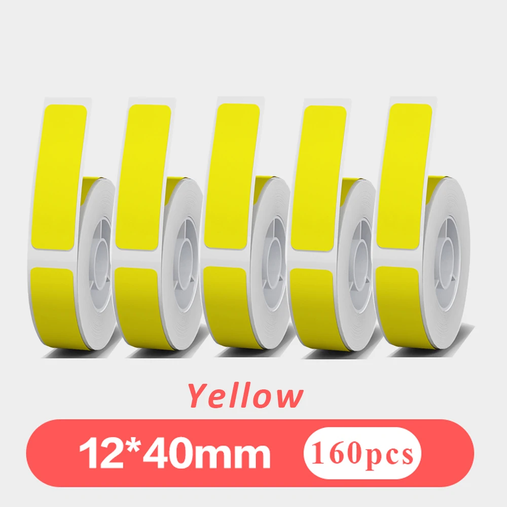 5 stuks 12mmx40mm Witte Gap La - Label Maker Machine recensie en prijs