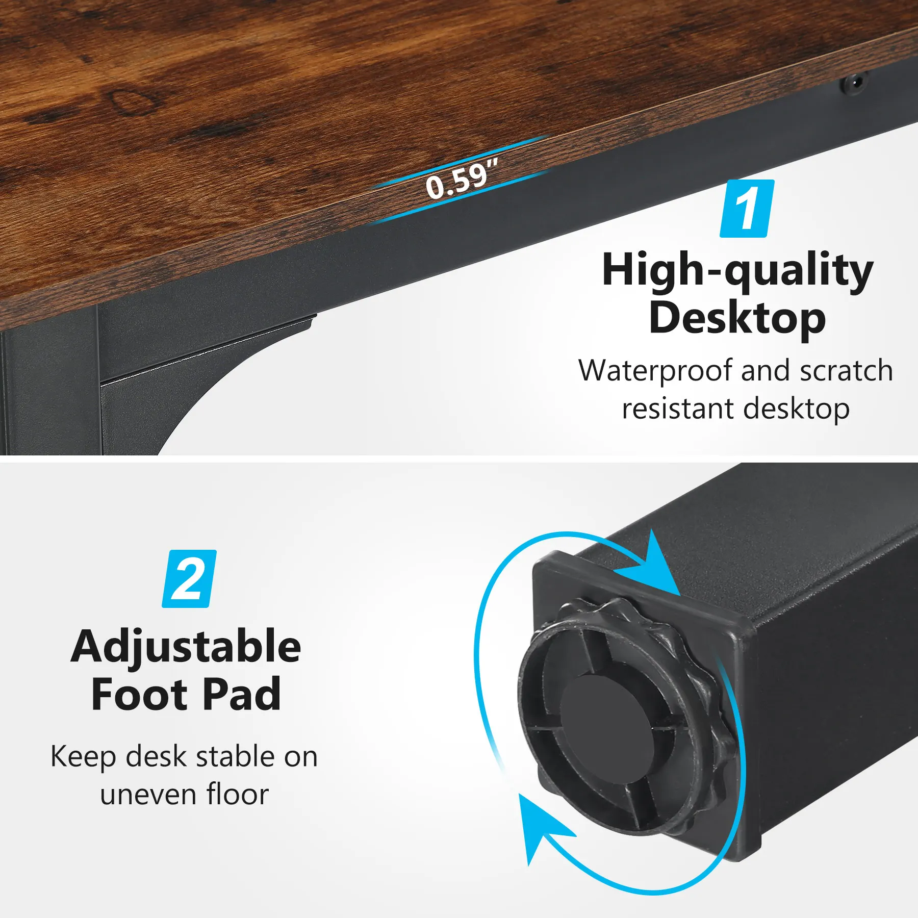 Tribesigns 78,7 inch extra lan - Home Office Ikea recensie en prijs