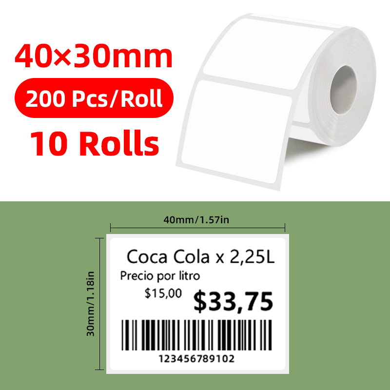 10 rollen witte thermische lab - Home Office Printer recensie en prijs