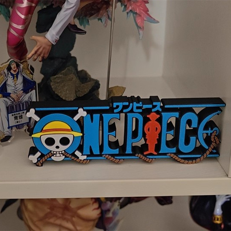 One Piece Logo Figuur 3D Gepri - Home Office Romance Manga recensie en prijs