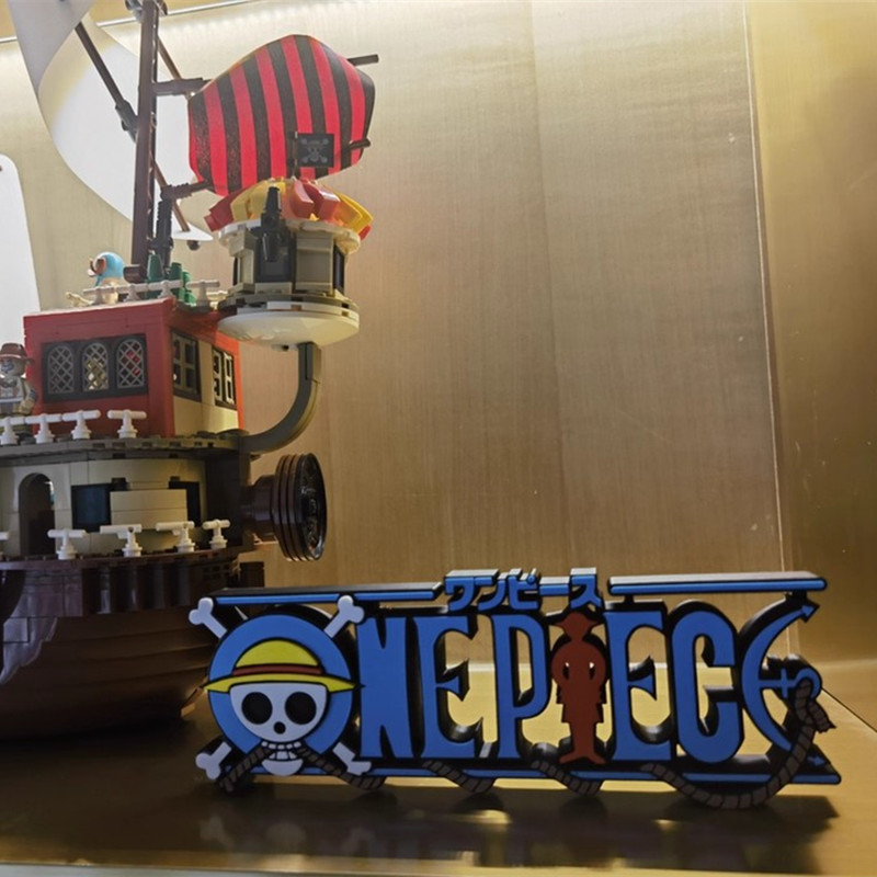 One Piece Logo Figuur 3D Gepri - Home Office Romance Manga recensie en prijs